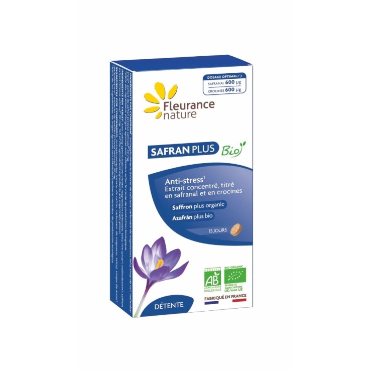 Safran plus stress (15 comprimés) Bio