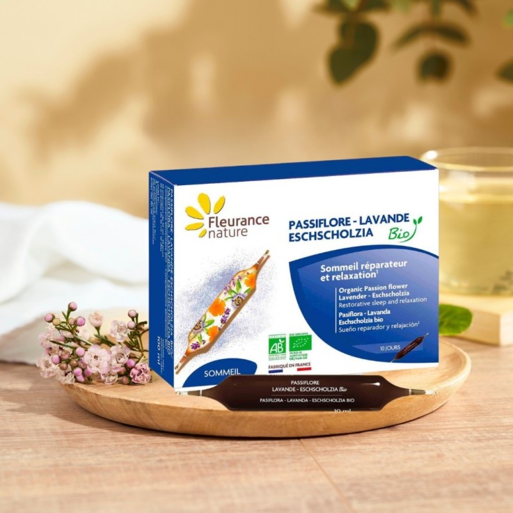 Passiflore, lavande, eschscholzia stress (10 ampoules) Bio