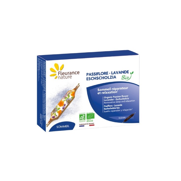 Passiflore, lavande, eschscholzia stress (10 ampoules) Bio