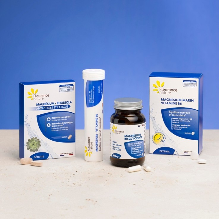 Magnésium bisglycinate détente (60 gélules) Vegan