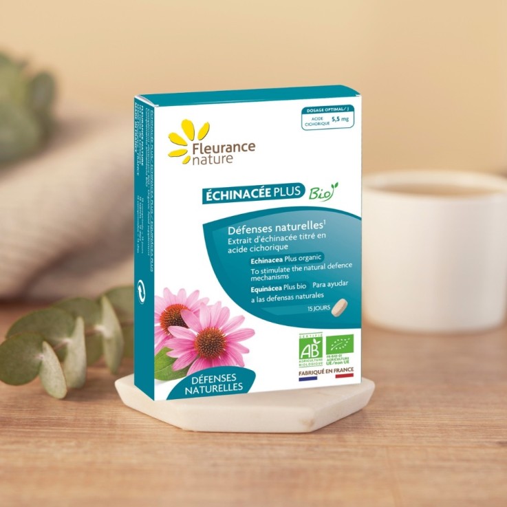 Échinacée plus défenses naturelles (15 comprimés) Bio