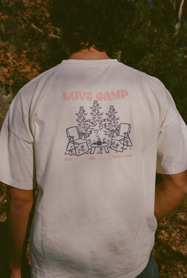 T-Shirt Unisex Love Camp Coton Bio