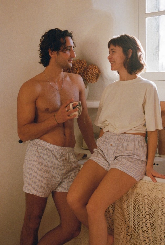 Caleçon Unisexe Love Camp Coton Bio