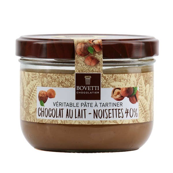 Pâte à tartiner Bio noisette chocolat au lait sans huile de palme - Bocal de 350g