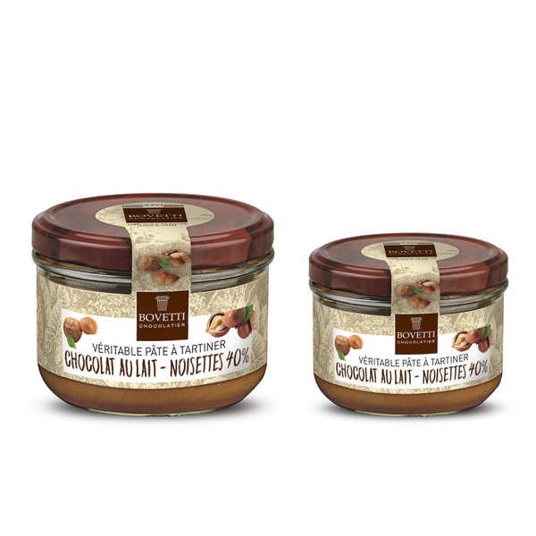 Pâte à tartiner Bio noisette chocolat au lait sans huile de palme - Bocal de 350g