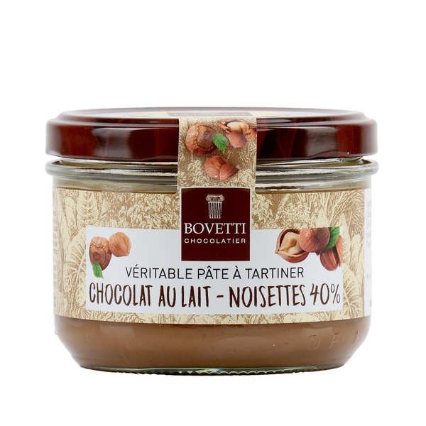 Pâte à tartiner Bio noisette chocolat au lait sans huile de palme - Bocal de 350g
