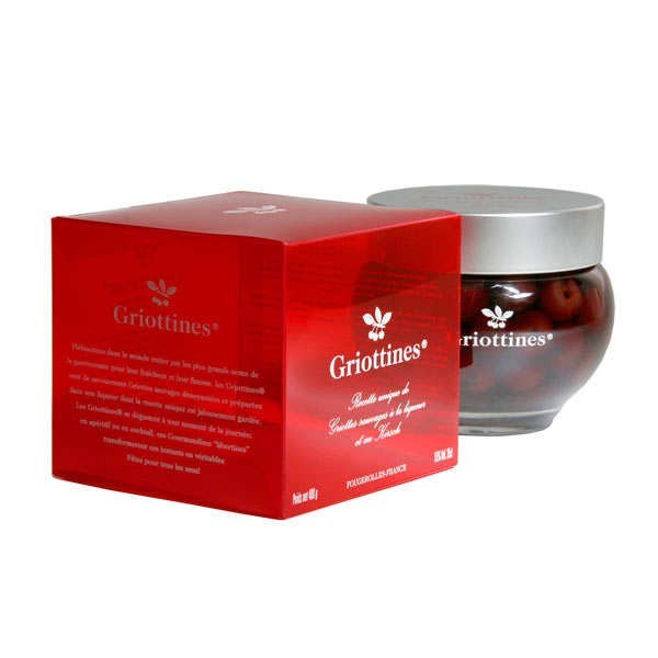 Griottines® griottes à l'eau de vie - Pot de 35cl et son coffret