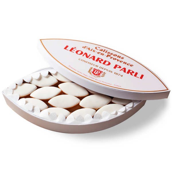 Calissons d'Aix Léonard Parli - Coffret Prestige - Boîte de 20 calissons (230g)