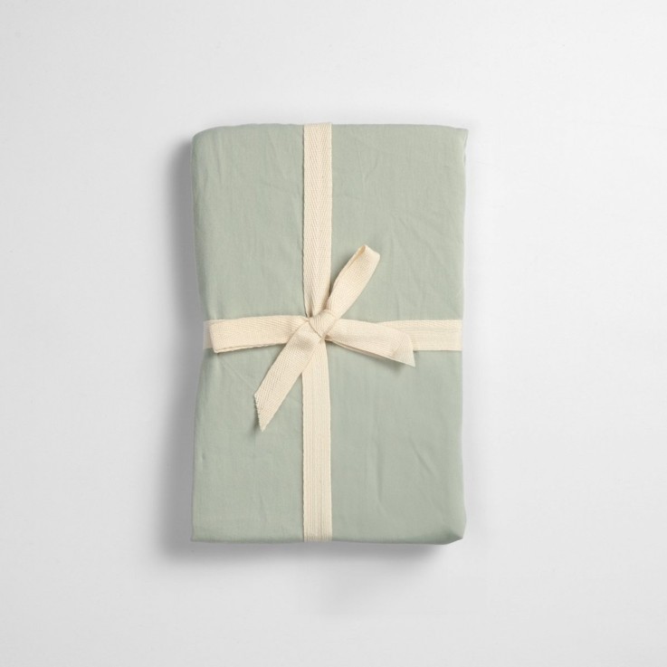 Housse de Couette Adulte Satin de Coton Bio lavé