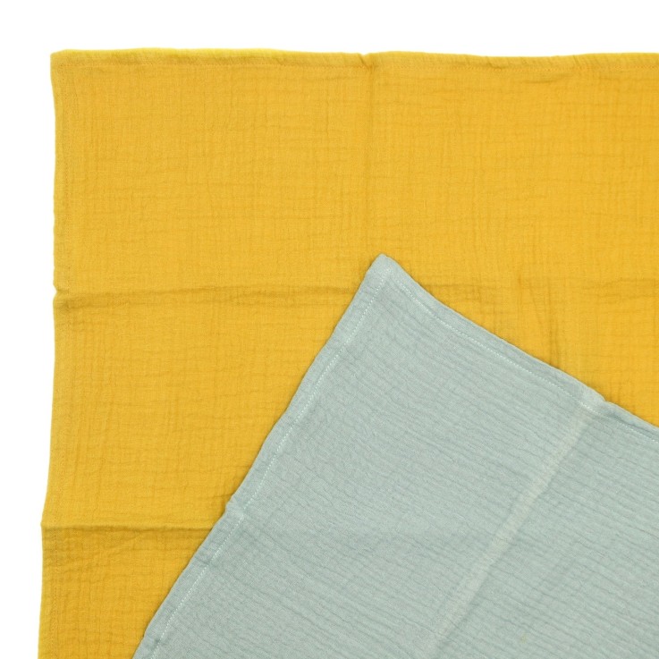 Langes en gaze de Coton x 2