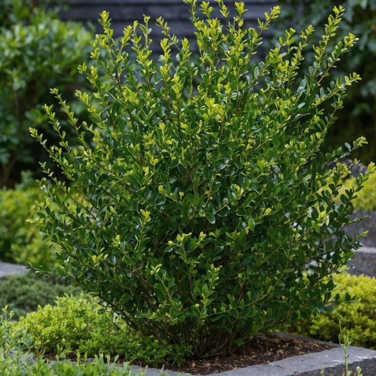 Houx crenelé - Set de 12 - Ilex crenata 'Jenny' - Hauteur 10-20cm - ⌀9cm