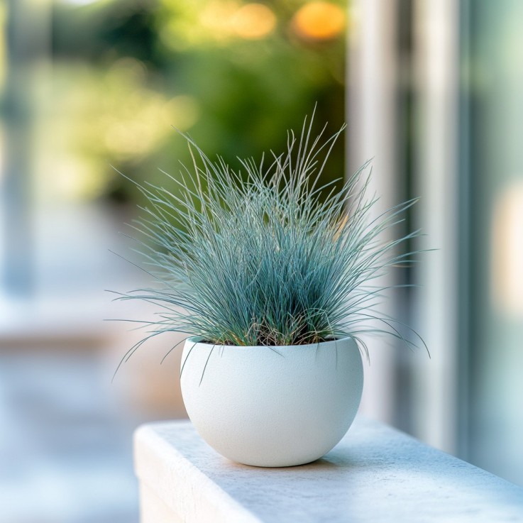 Fétuque - Set de 6 - Festuca glauca 'Elijah Blue' - Hauteur 10-15cm - ⌀9cm