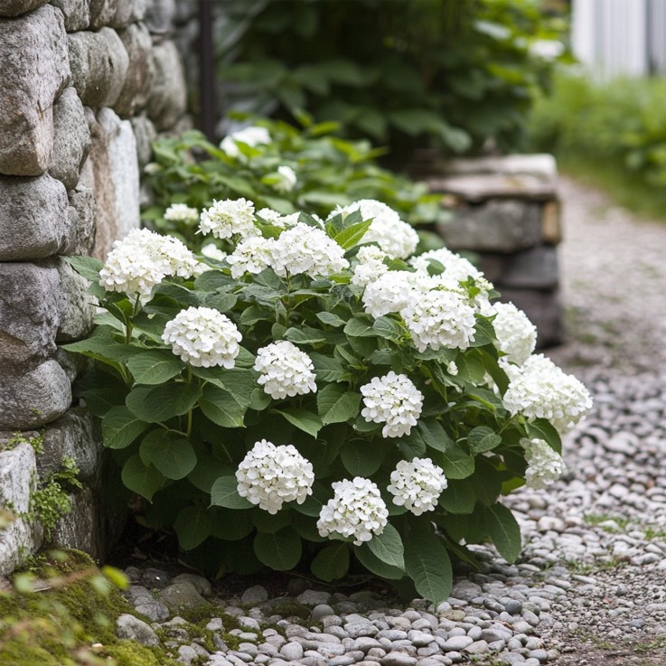 Hortensia - Set de 6 - Hydrangea macrophylla teller 'Benxi' - H25-40cm - ⌀9cm