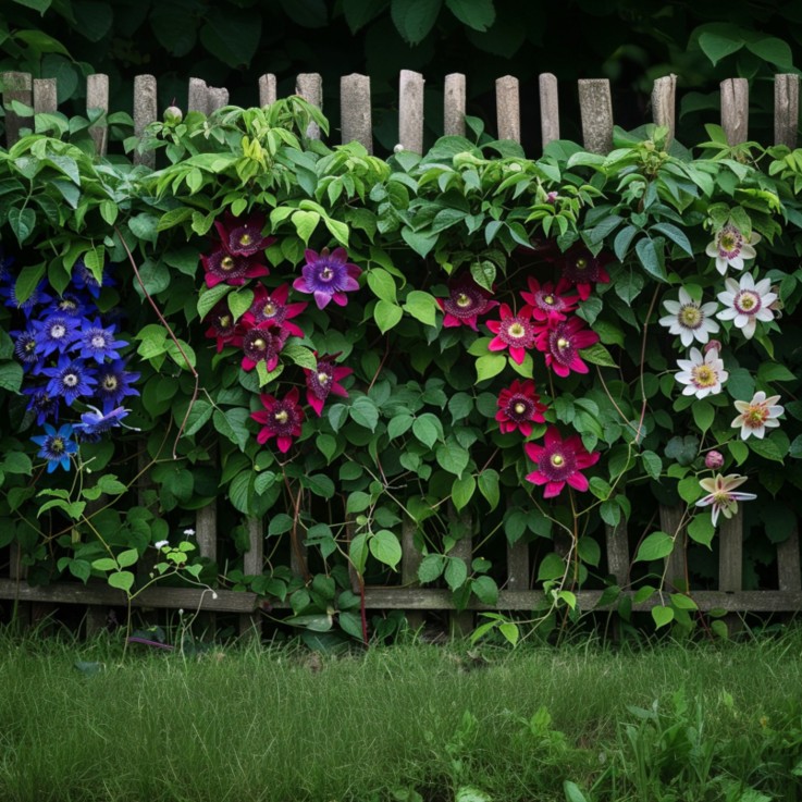 Passiflore - Set de 6 - Passiflora hybridum - Hauteur 25-40cm - ⌀9cm