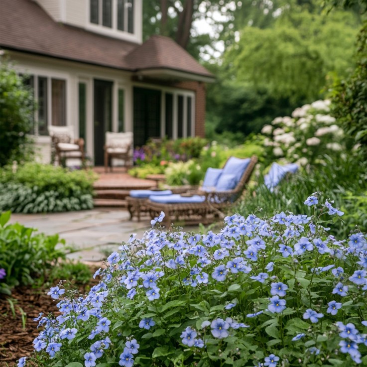 Dentelaire du Cap - Set de 3 - Plumbago auriculata - Hauteur 25-40cm - ⌀9cm