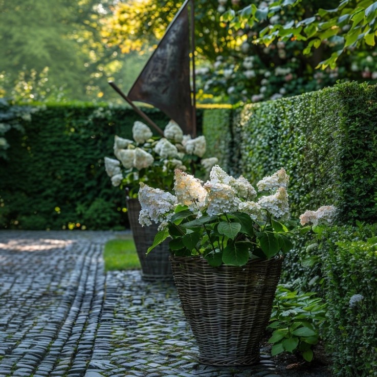 Hortensia - Set de 2 - Hydrangea paniculata 'Early Harry' - H25-40cm - ⌀19cm