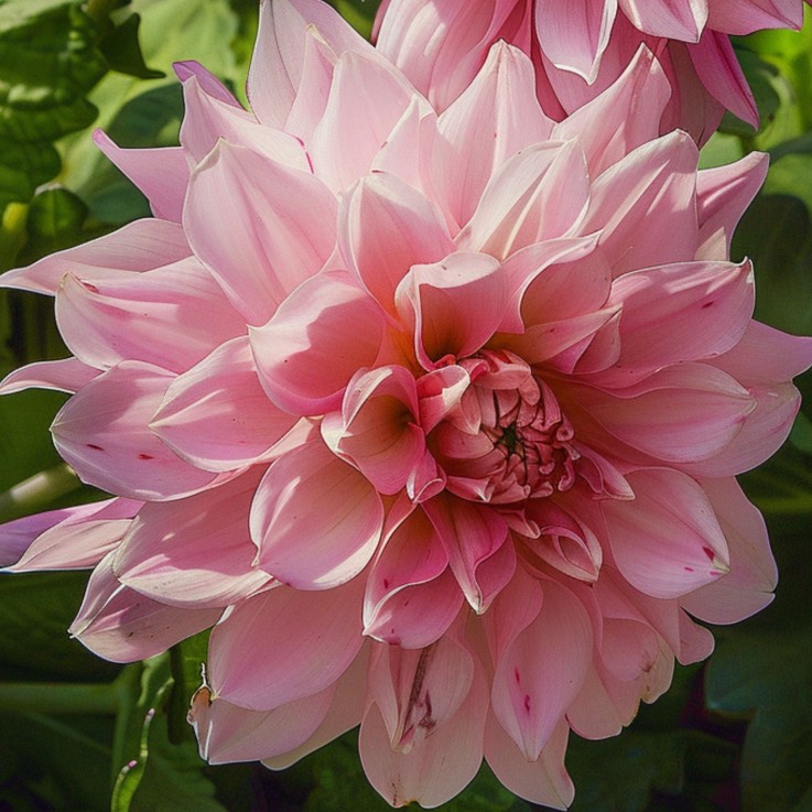 Dahlias - Set de 3 - Dahlia 'Café au lait Royal' - Bulbes à fleurs - Rose