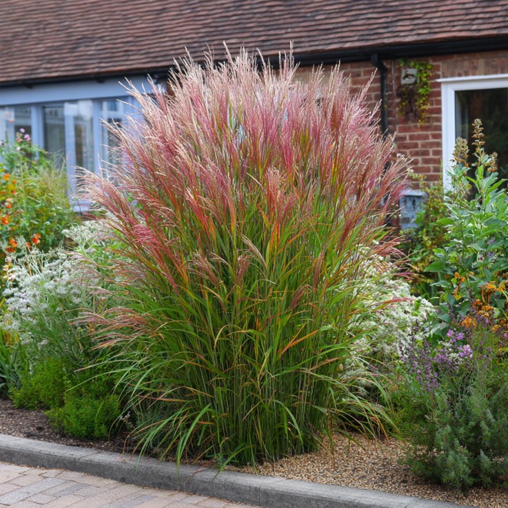 Roseau de Chine - Miscanthus sinensis 'Red Chief' - Hauteur 40-60cm - ⌀23cm