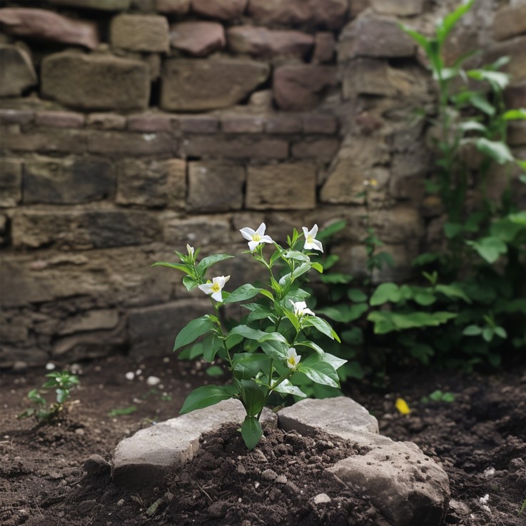 Jasmin étoilé - Set de 6 - Jasminum 'Officinale'  - Hauteur 25-40cm - ⌀9cm