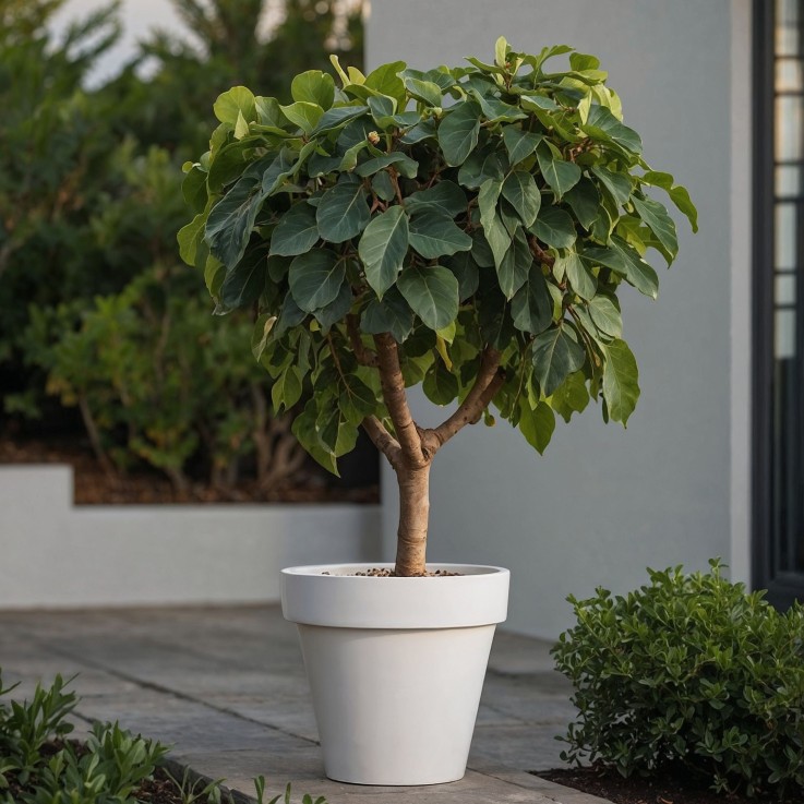 Figuier de Barbarie - Set de 2 - Ficus Carica - Hauteur 70-90cm - ⌀21cm