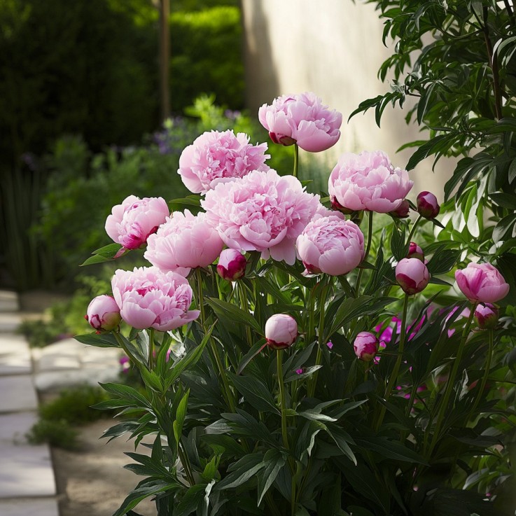 Pivoine - Set de 2 - Paeonia 'Sarah Bernhardt' - Rhizomes - Rose