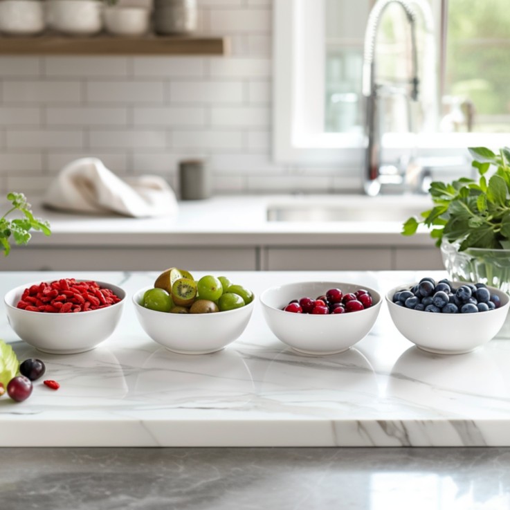 Plantes fruitières - Set de 8 - Actinidia, Vaccinium, Lycium - H25-40cm - ⌀9cm