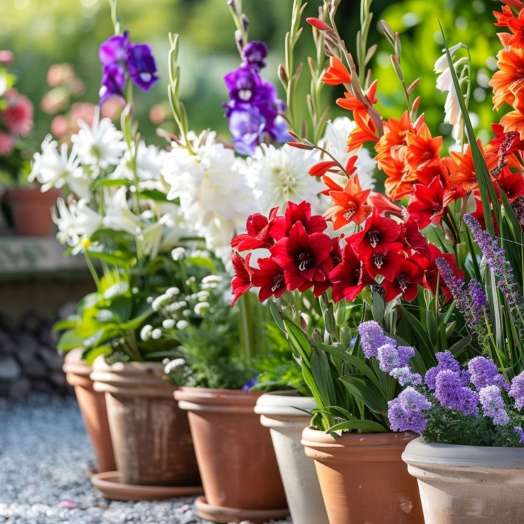 Mélange de bulbes des Pays-Bas - Set de 250 - Gladiolus, Dahlia, Freesia