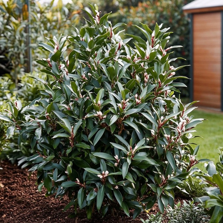 Sarcocoque confus - Set de 2 - Sarcococca 'Confusa' - Hauteur 30-40cm - ⌀17cm