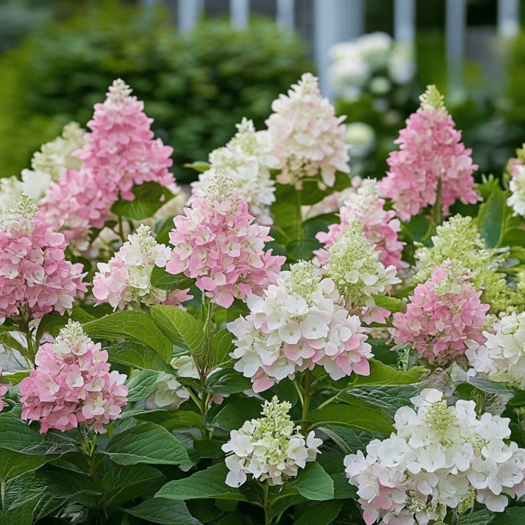 Hortensia - Set de 2 - Hydrangea paniculata 'Pinky Winky' - H25-40cm - ⌀19cm