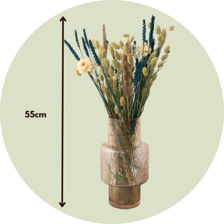 Fleurs séchées - Bouquet 'Trendy Cool'