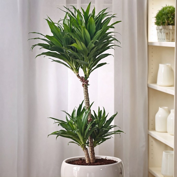 Dragonnier - Dracaena surculosa - Hauteur 50-65cm - ⌀17cm
