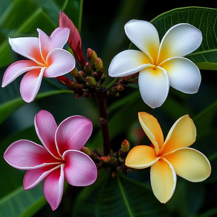 Frangipanier - Plumeria rubra 'Hawaii' - Hauteur 45-55cm - ⌀17cm