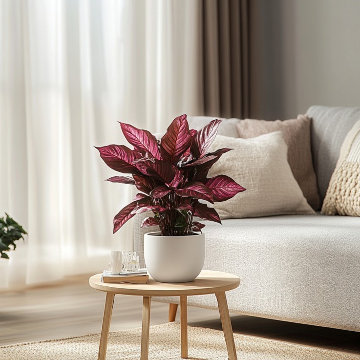 Feuille de sang - Set de 2 - Iresine herbstii - Hauteur 20-30cm - ⌀13cm