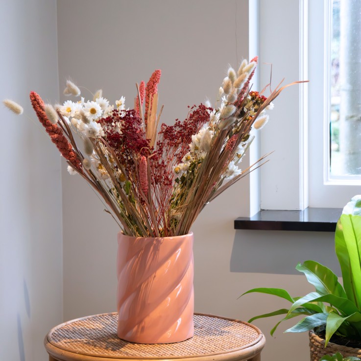Fleurs séchées - Bouquet 'Trendy Lady in Red'