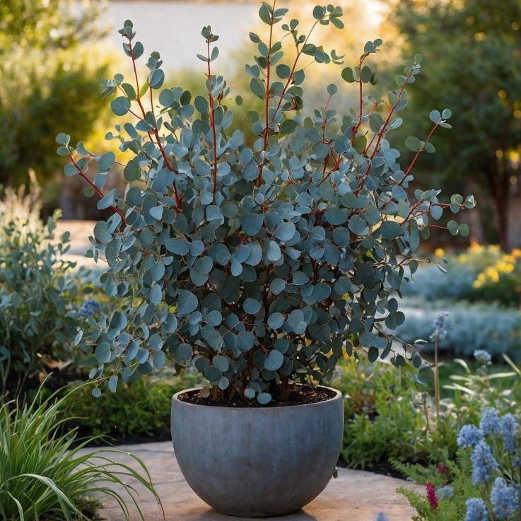 Gommier - Eucalyptus cinerea 'Silver Dollar' - Hauteur 90-110cm - ⌀19cm