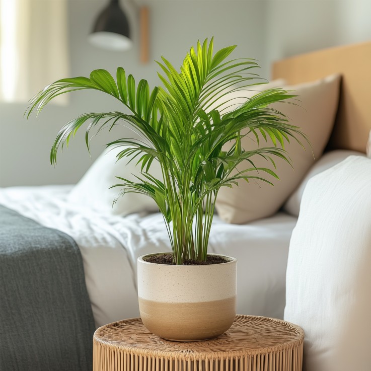Palmier areca - Set de 4 - Dypsis lutescens - Hauteur 30-45cm - ⌀12cm