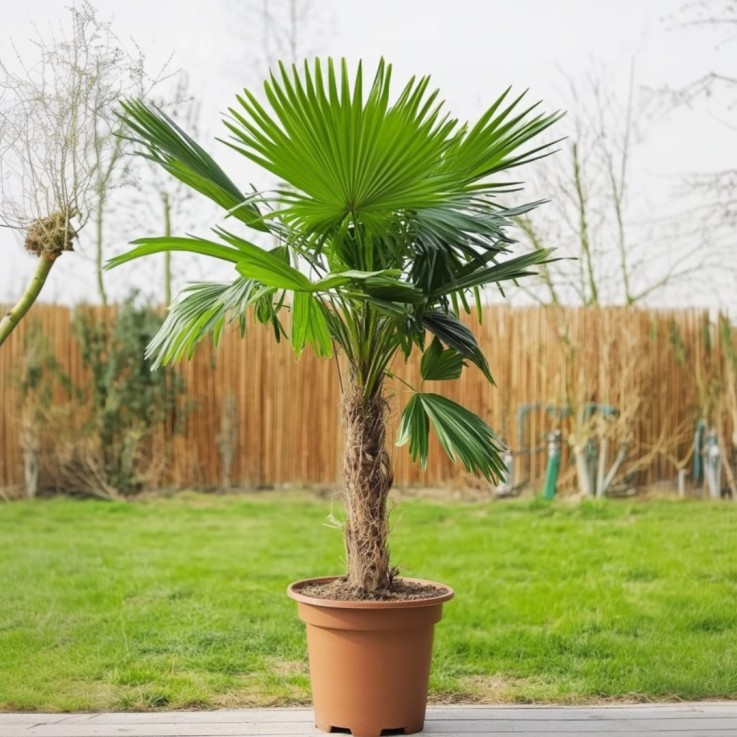 Palmier de Washington - Set de 2 - Washingtonia robusta - H50-60cm - ⌀15cm