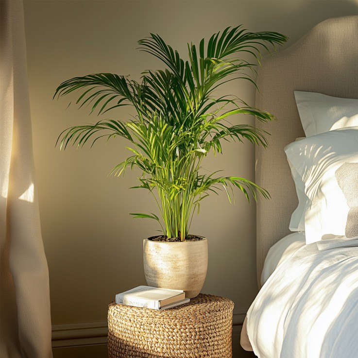 Palmier areca - Set de 2 - Dypsis lutescens - Hauteur 100-120cm - ⌀21cm