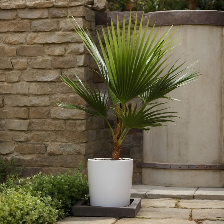 Palmier de Washington - Set de 2 - Washingtonia robusta - H70-90cm - ⌀21cm
