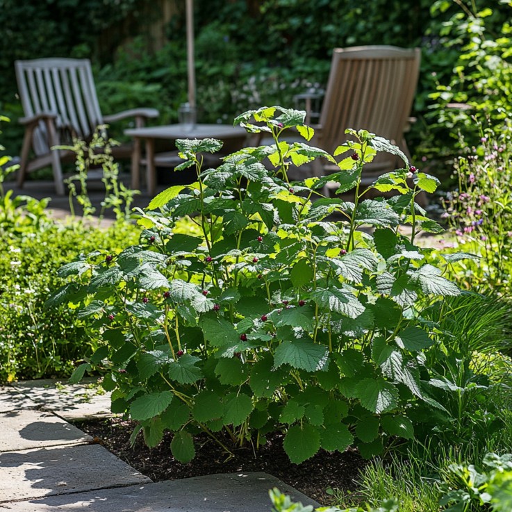 Mûrier - Set de 2 - Rubus fruticosus 'Thornfree' - Hauteur 50-60cm - ⌀15cm