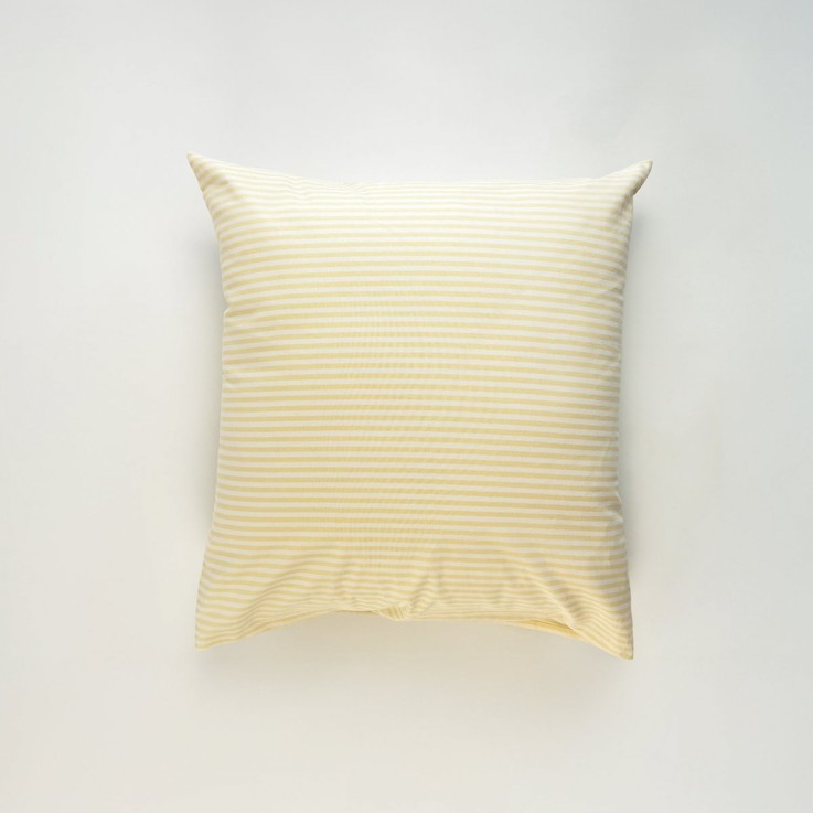 Taie d'oreiller Percale de Coton Bio rayé