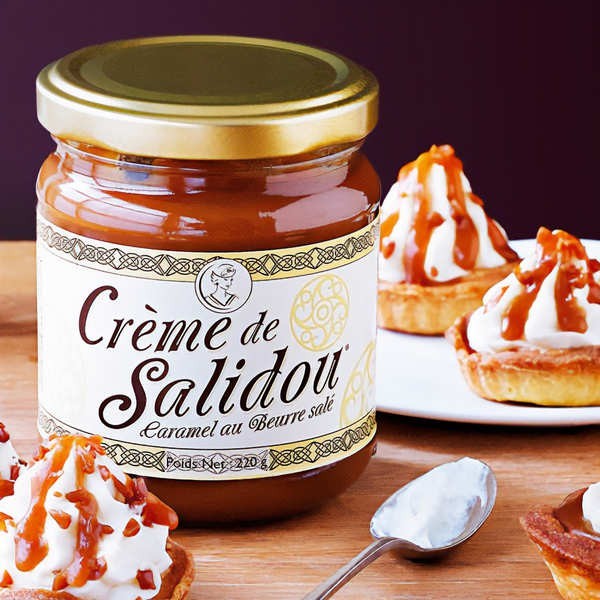 Salidou - Crème de caramel breton au beurre salé - Pot de 220g