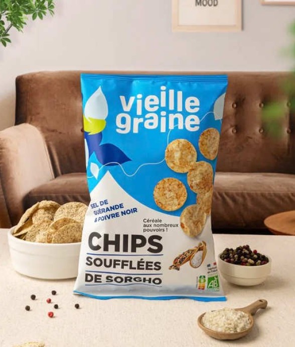 Chips de sorgho Sel de...