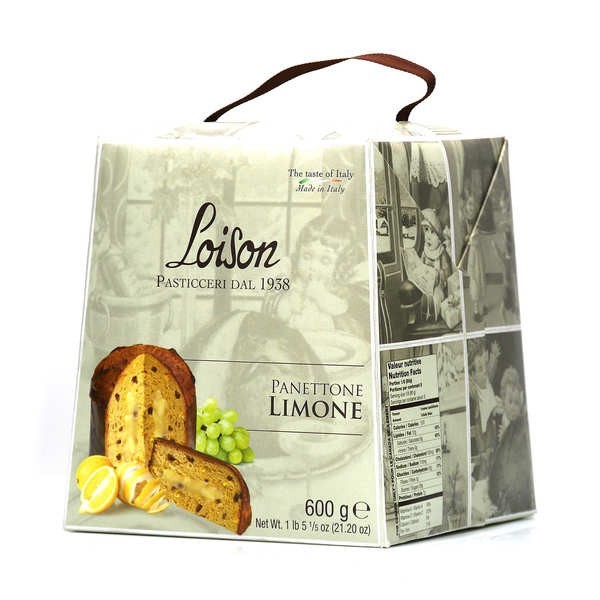 Panettone au citron confit et à la crème de citron - Le Panettone de 600g