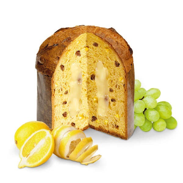 Panettone au citron confit et à la crème de citron - Le Panettone de 600g