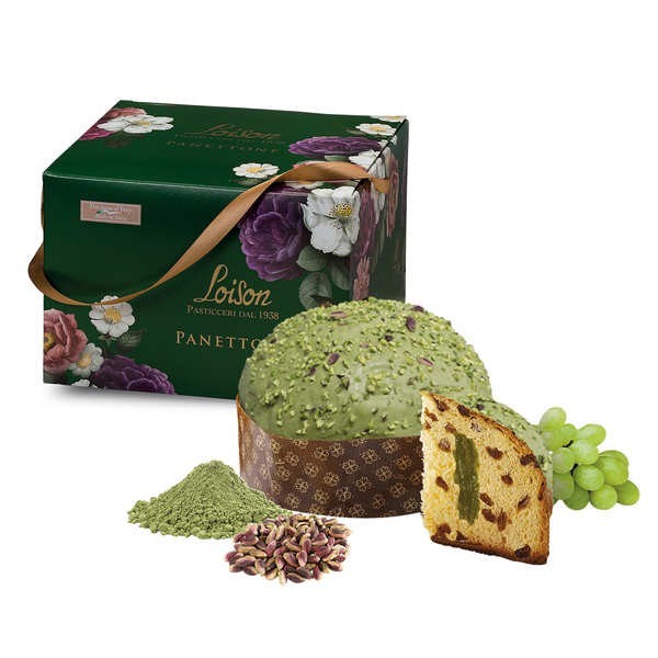 Panettone artisanal à la pistache et au matcha Loison - Le panettone de 750g
