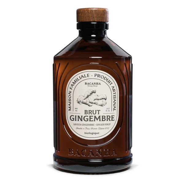 Sirop de gingembre brut Bio - La bouteille de 400 ml