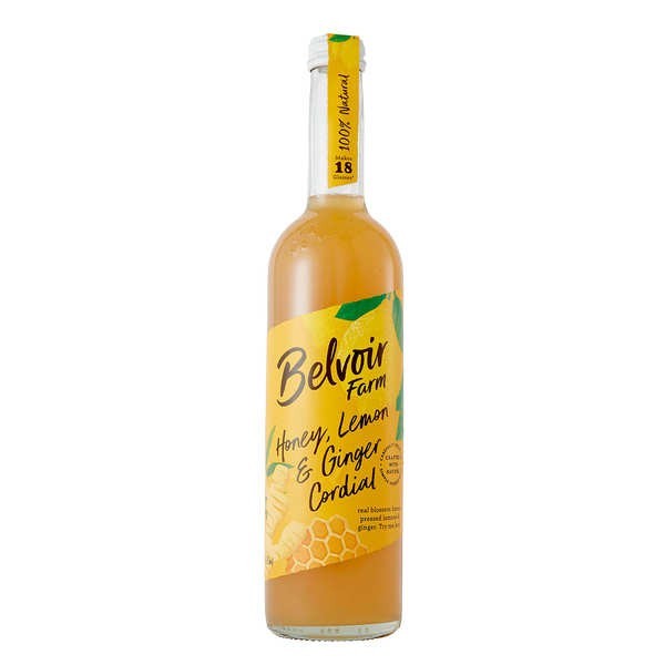 Sirop artisanal miel, citron, gingembre - Bouteille de 500ml