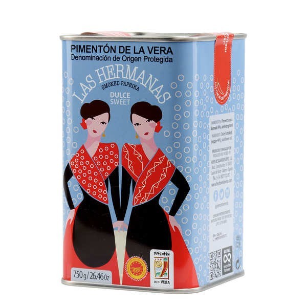 Pimenton de la Vera doux AOP (paprika fumé) - Boîte de 70g