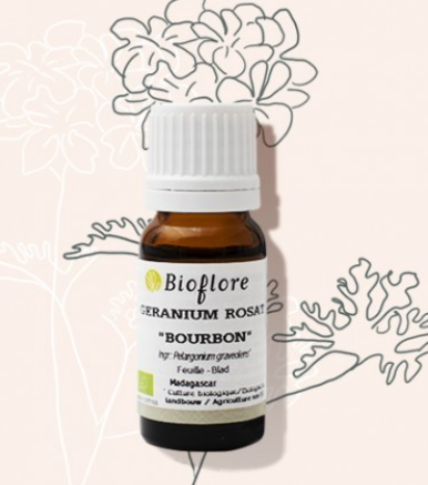 Huile essentielle de Géranium rosat Bourbon Bio 10 ml